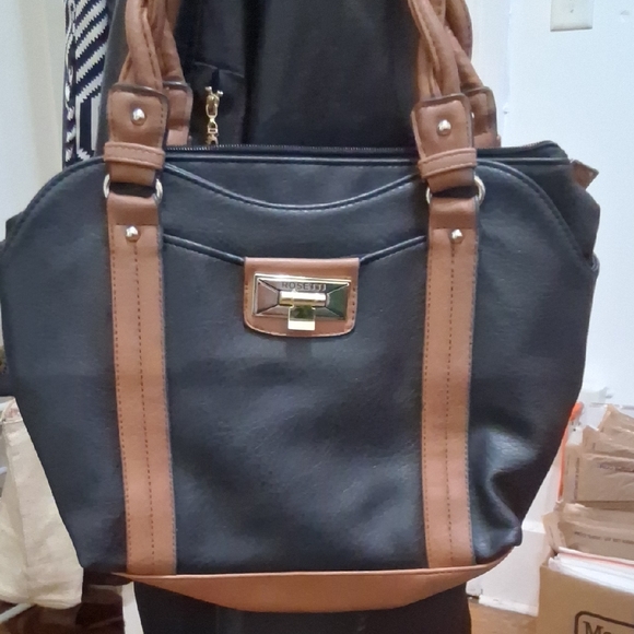 Rosetti Handbags - Black and Brown Women's Bag